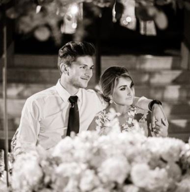 Kristen Harabedian and Trea Turner on their big day